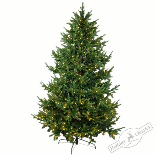 Ель "Делюкс" зеленая хвоя PE+PVC (300 LED огней) h=1,80 м d= 1,36 м