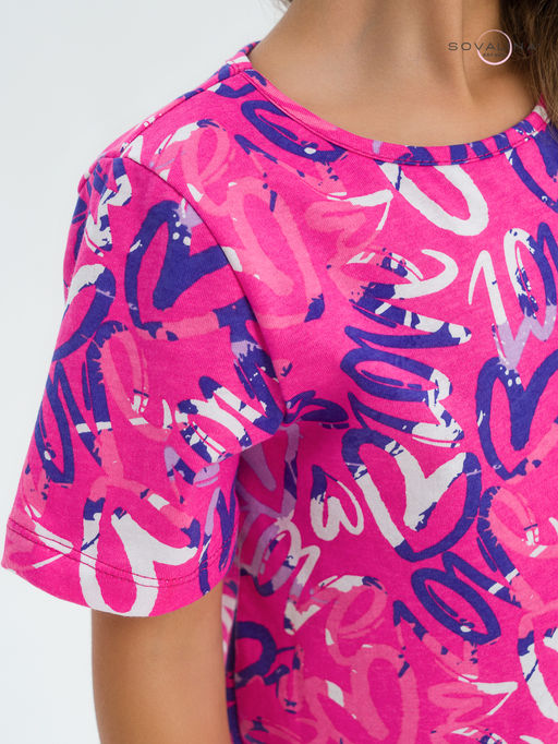 Костюм Актив надписи фуксия-вери-пери - Sovalina фото 27