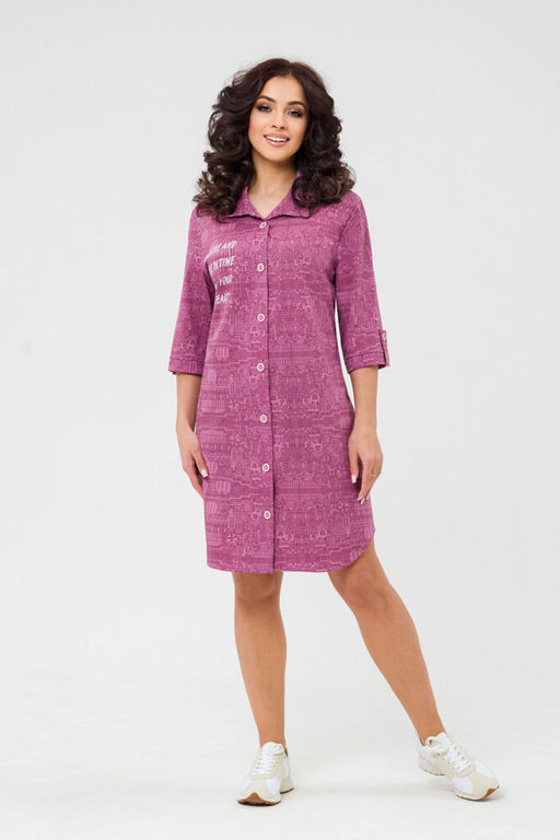 Халат-рубашка Туфелька (48-60) - Serenada фото 3