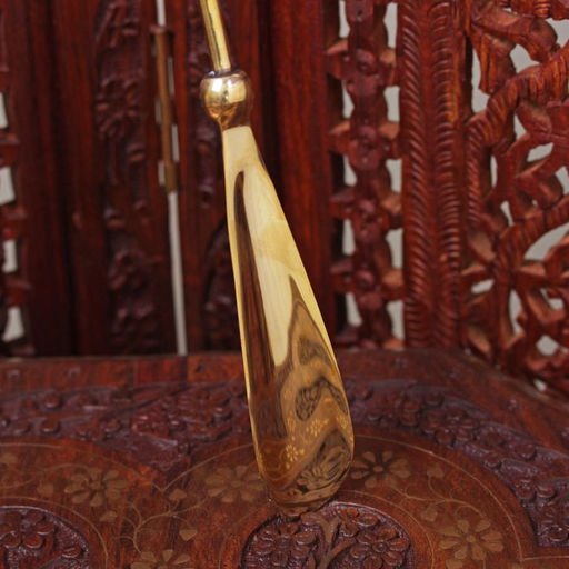 Ложка для обуви Якорь с канатом, 52?5.5?1 см, латунь