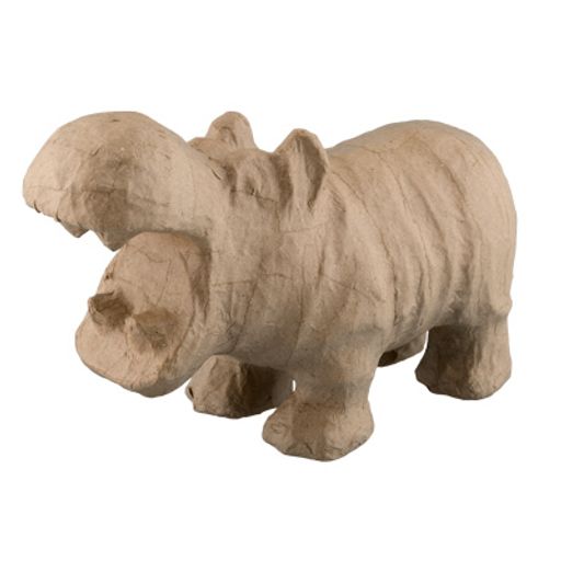 Заготовка для декорирования Love2art PAM-103 бегемот папье-маше 27.3 х 9.5 х 15.2 см