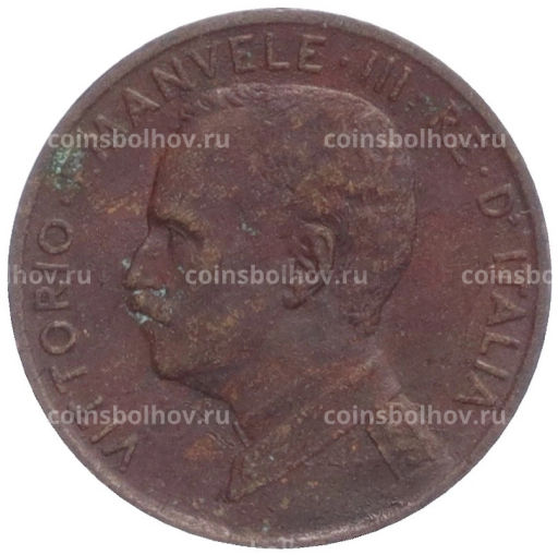 Монета 1 чентезимо 1914 года Италия