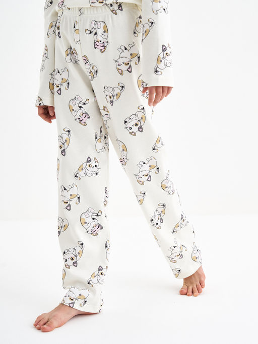 Пижама для девочки с принтом Кошечки - Kogankids фото 33