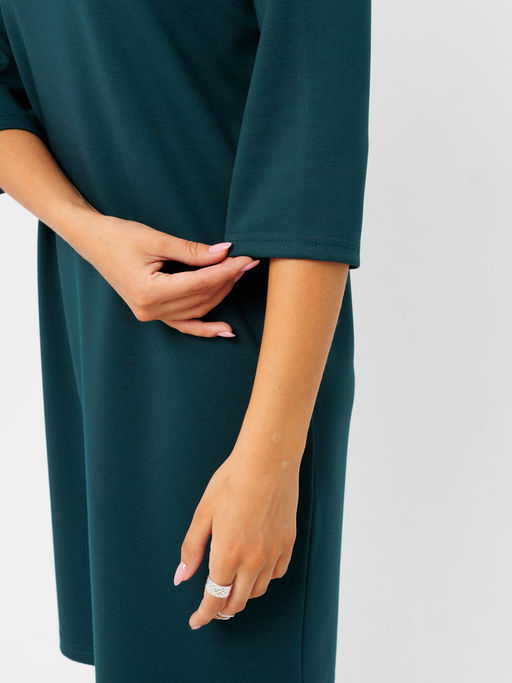 Платье женское П-186 (нейлон г/к) Зелёная