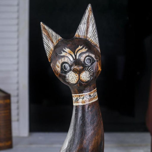 Сувенир «Кошка», 60 см, дерево