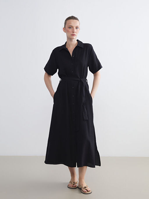 Beli Ku?akl? G?mlek Elbise