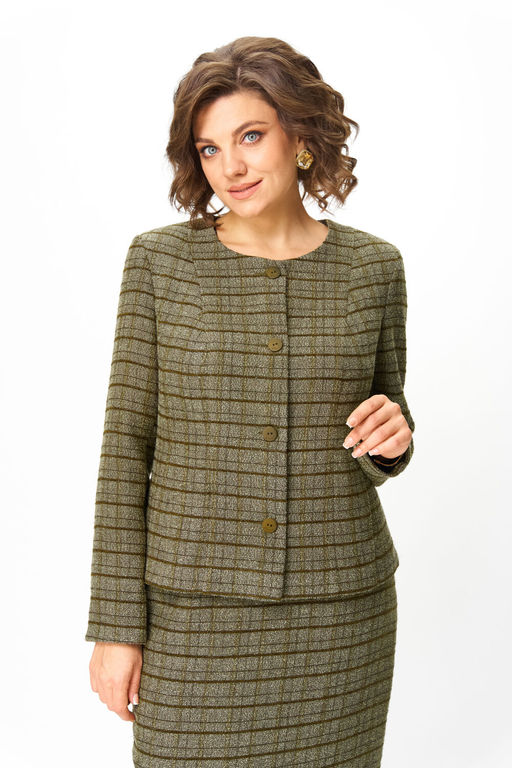 Костюм Anastasia Mak 1214а зеленый фото 10