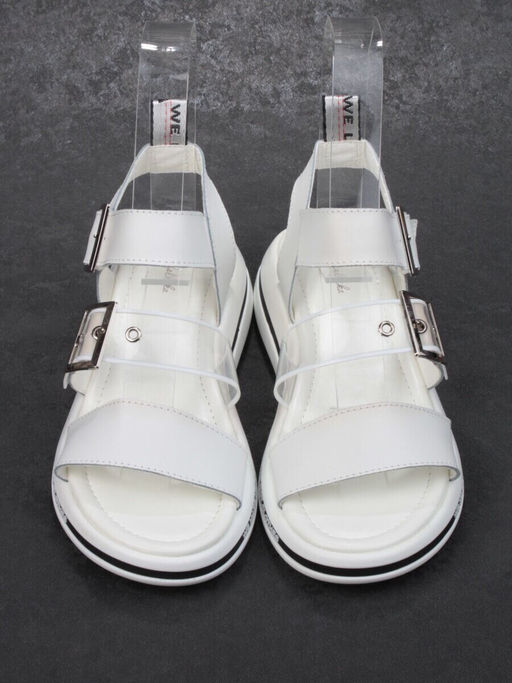 08-FED26-1PD WHITE Босоножки женские (натуральная кожа)