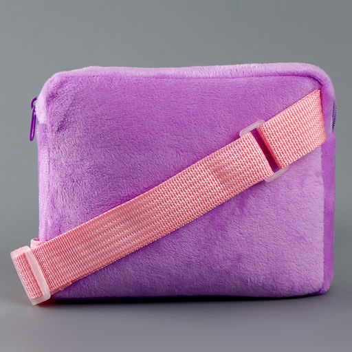 Сумка детская «Зайка с игрушкой», сиреневая