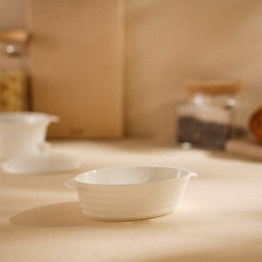 Форма для выпечки из жаропрочной керамики SL Home «Санторини», 300 мл, 16×9.7×4.5 см, цвет белый