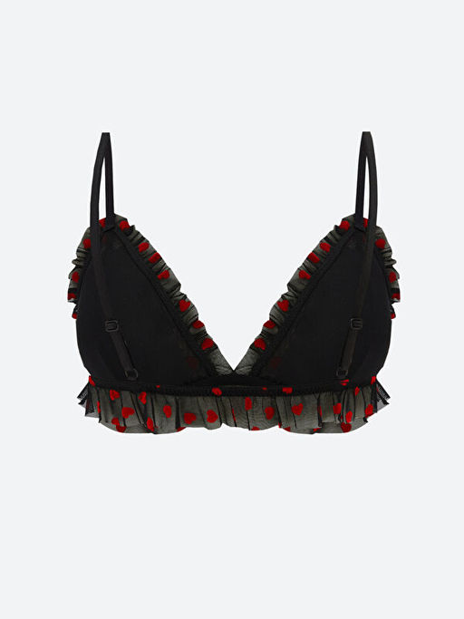 Бралет Balensiz Dolgusuz Kalp Nakisli Bralet