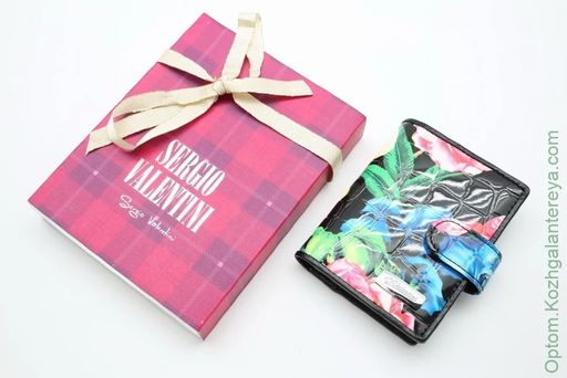 Женская кожаная визитница Sergio Valentini СВ 3269-010  фото 11