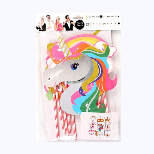 Карнавальный набор для фотосессии Единорог, 12 предметов - Simaland фото 4
