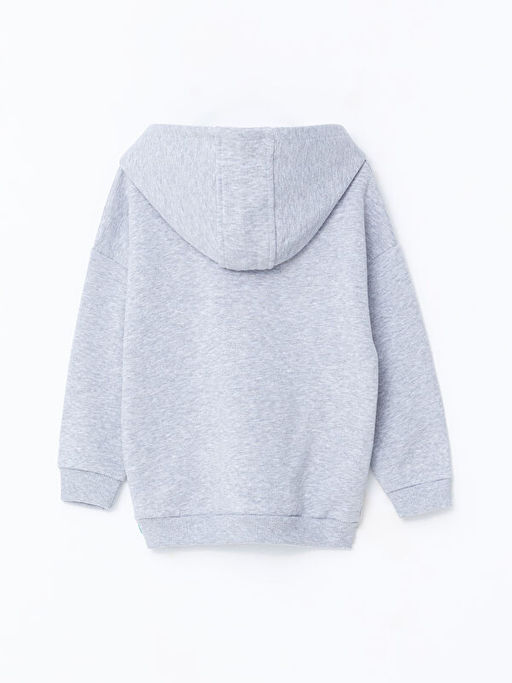 Kap??onlu Uzun Kollu Bask?l? Erkek Bebek Sweatshirt - Waikiki фото 3
