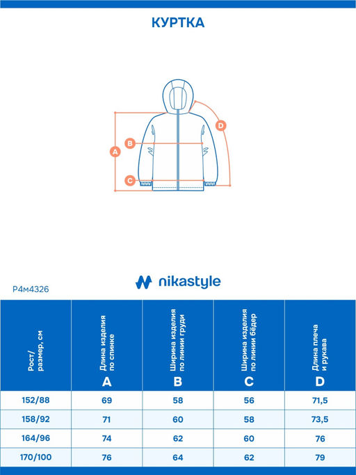 Парка п4м4326 хаки
