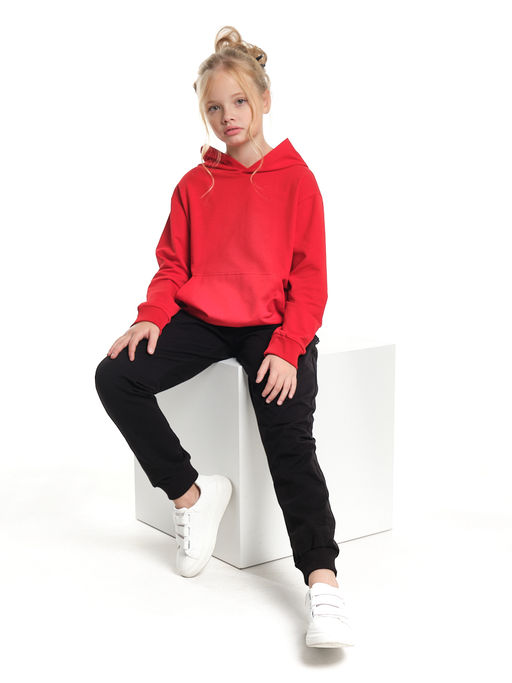 Спортивный костюм для девочки подростка 22-9818 красный - Mini maxi фото 3