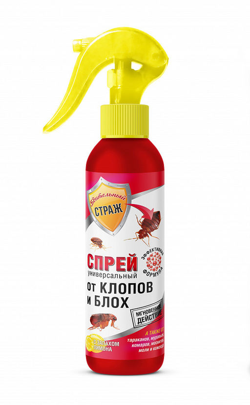 Спрей от клопов и блох 200мл Бдительный СТРАЖ