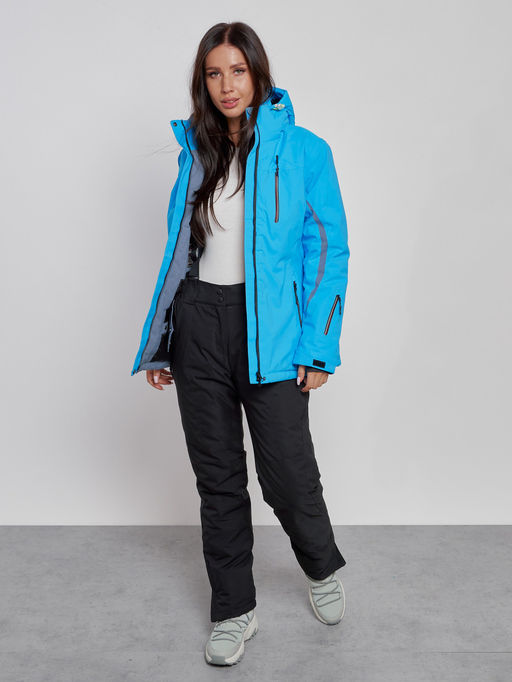 Горнолыжный костюм женский зимний синего цвета 03350S - Chunmai фото 12