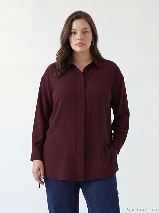 Ba?lama Detayl? Kad?n G?mlek Tunik