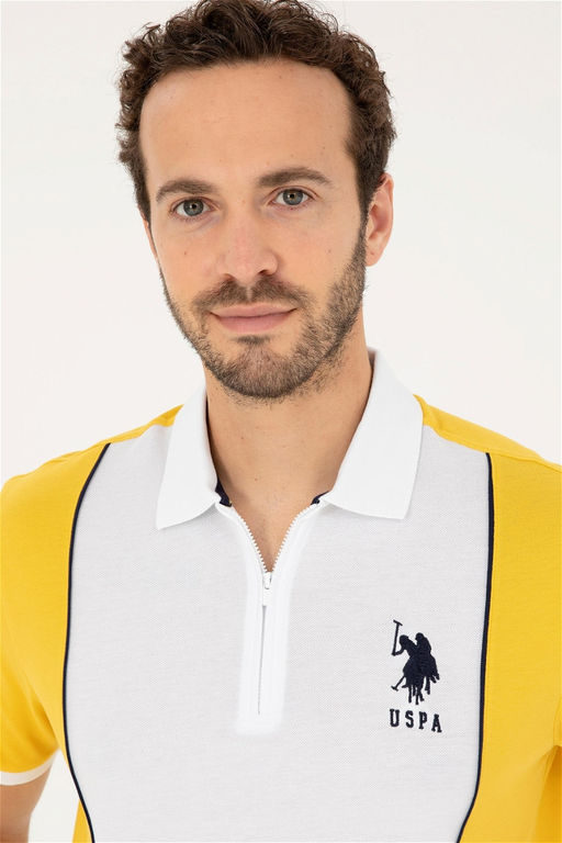 U. S. Polo Assn / Мужская шафрановая футболка - U.s. polo assn фото 2