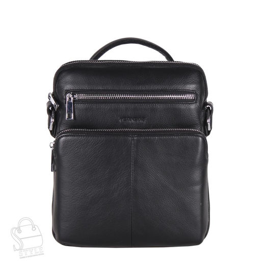 Сумка мужская кожаная 812-2BSH black Heanbag