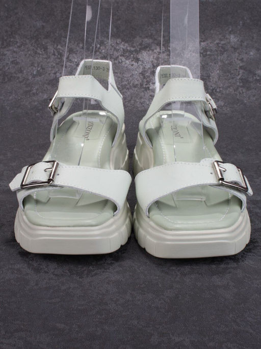 08-PEXL130-3 LT.GREEN Босоножки женские (натуральная кожа) - No name фото 6