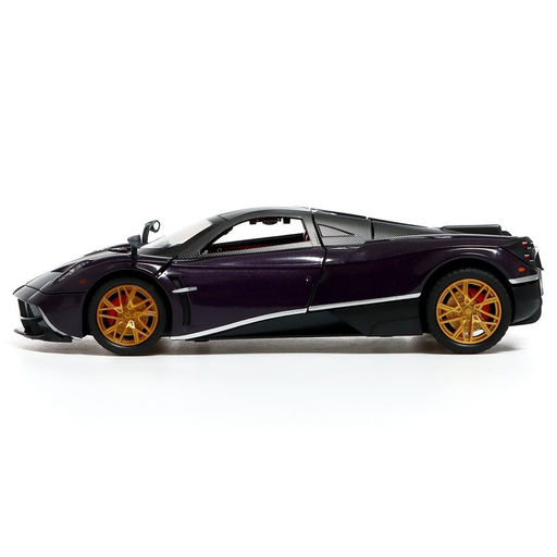 Машинка металлическая, инерционная, 1:24,открываются двери, капот, багажник, световые и звуковые эффекты, цвет фиолетовый