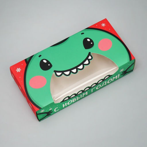 Цена за 5 шт. Коробка складная новогодняя «С Новым годом», 20×10×5 см