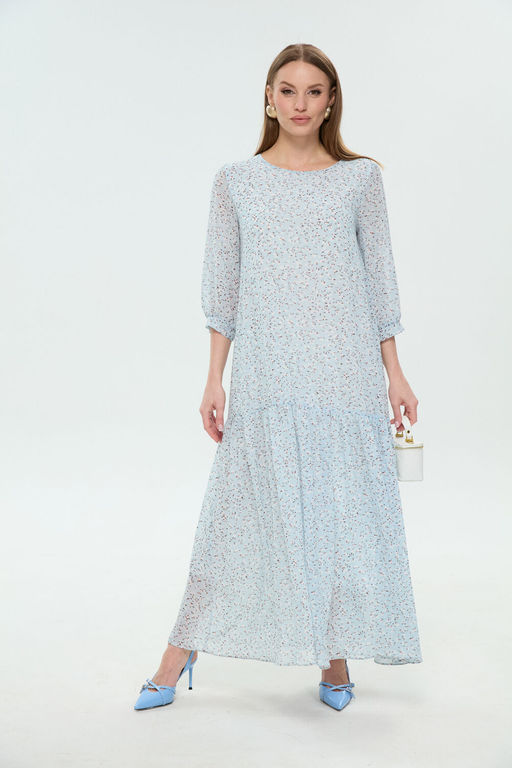 Костюм NIKVA н1037-2 крем-брюле и небесный