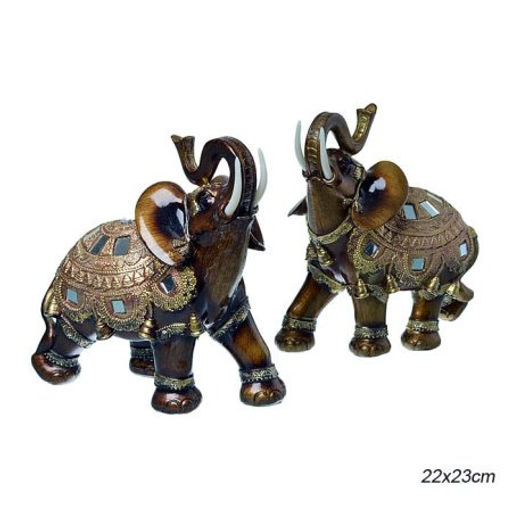 Статуэтка Слон 22 см / XL15290AB /уп 24/ - ГалеонТрейд фото 2