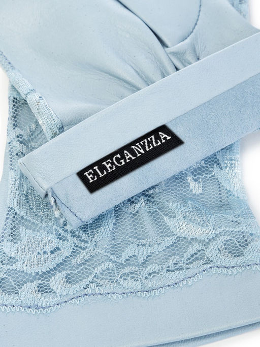 Перчатки женские б/п 00388 l.blue - Eleganzza фото 4