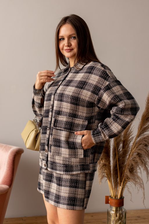 Юбка МЮ-210 клетка