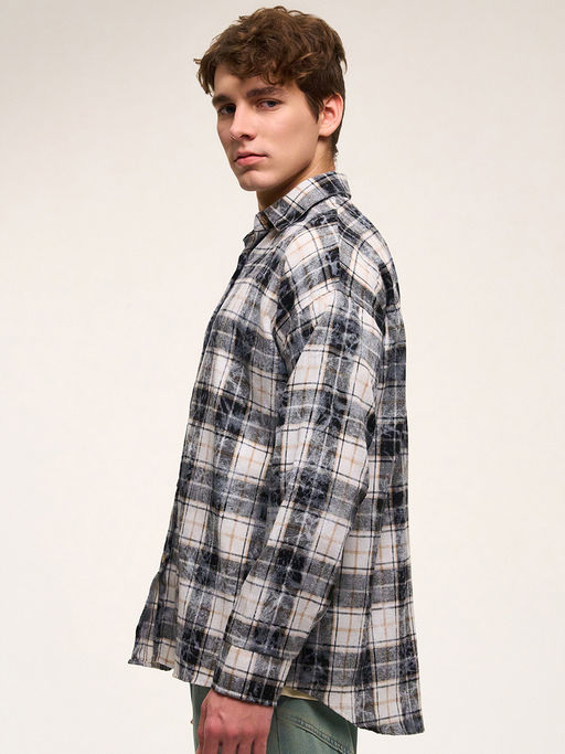 Рубашка серый CN25113FL1 - Nota bene фото 3