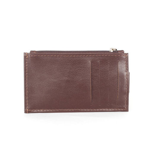 Визитница-кардхолдер Croco-ВК-217 н/к, 2отд, 11карм, коричневый матовый (5) 258230 фото 2