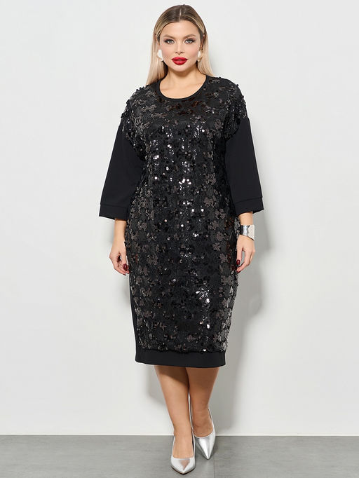 Платье 0125-8а чёрный кристалл - Aquarell фото 33