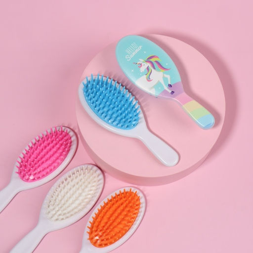 Расчёска массажная, 4.5×13(±1) см, МИКС