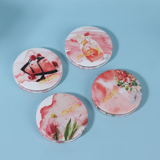 Зеркало складное BEAUTY, с увеличением х2, d=7 см, рисунок МИКС - Qf фото 5