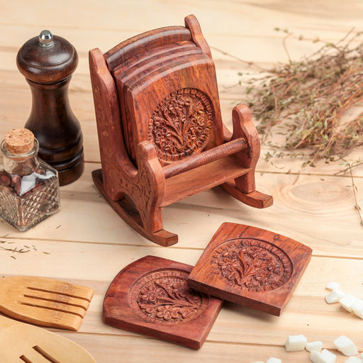 Подставка под горячее «Кресло», 14.5×12.5×10 см, дерево