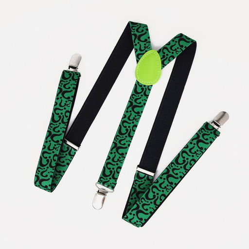 Подтяжки детские, ширина 2,5 см, цвет зелёный - Simaland фото 2