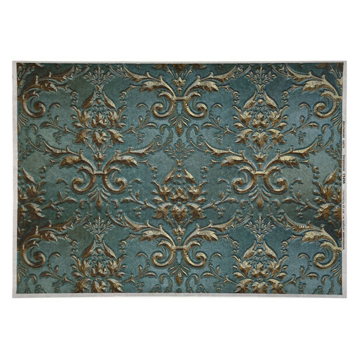 Декупажная карта "Золотые узоры", плотность 45 г/м2 А4