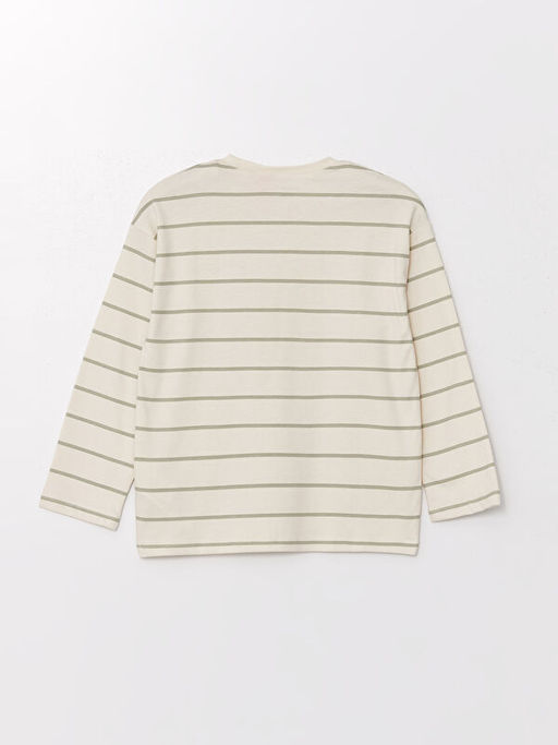 Bisiklet Yaka Uzun Kollu Paw Patrol Bask?l? Erkek Bebek Ti??rt - Waikiki фото 2