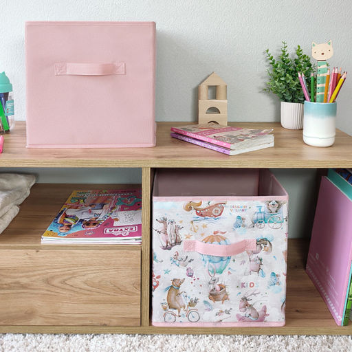 VAL LPY-BOX-2SL Короба стеллажные, без крышки, 28*28*28 см, набор 3 шт., жёлт., ЛЮБИМЧИКИ, шт - Valiant фото 8