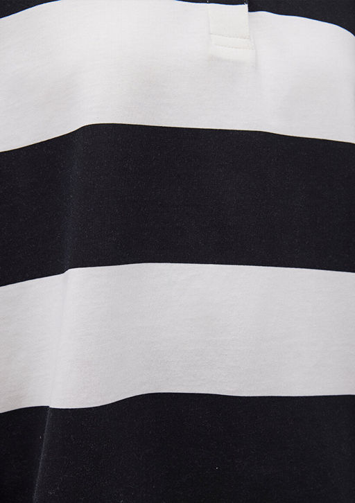 Siyah Cizgili Polo Tisort - Mavi фото 6