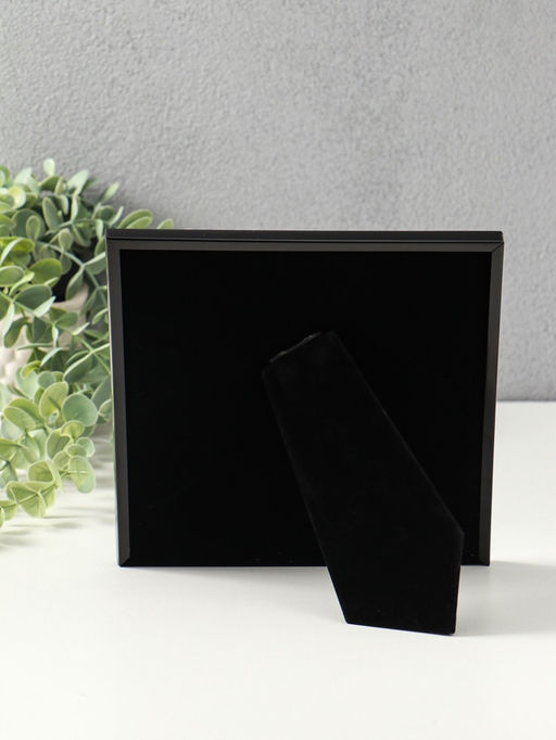 Фоторамка для фото 18×18 см «Классик», чёрная, металл, 1.5×18.4×18.4 см