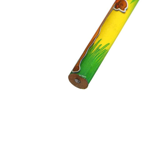 Цена за 12 шт. Карандаш чёрнографитный с ластиком Зоопарк, твёрдость НВ - Calligrata фото 2