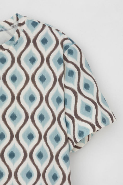 ЕВТ 3276/гардения,турецкий глаз фуфайка жен