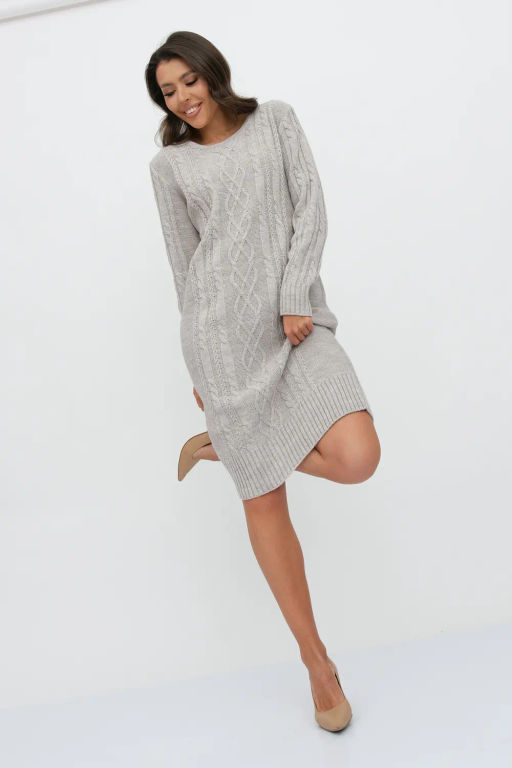 ЗЛАТА Платье С 1931/серо-бежевый