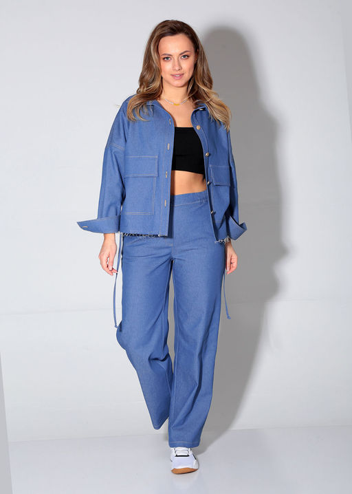 Костюм Liona Style 865 средне-синий
