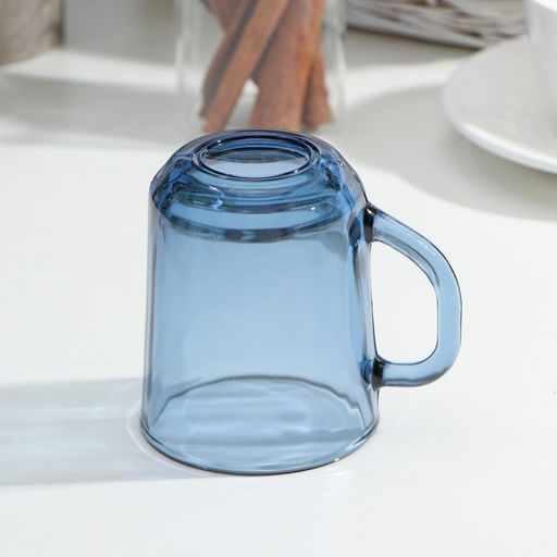 Цена за 4 шт. Кружка Sea Brim Smoky, 250 мл, стекло, МИКС