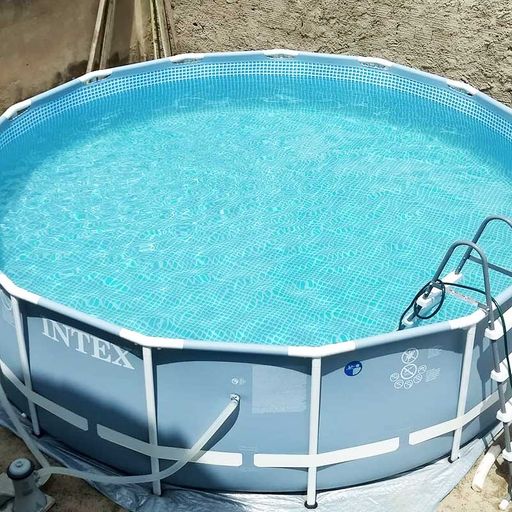 -22% Бассейн Prism Frame 457х122 см (фильтр-насос 3,8 м3/ч, лестница, подстилка, тент), INTEX  фото 3